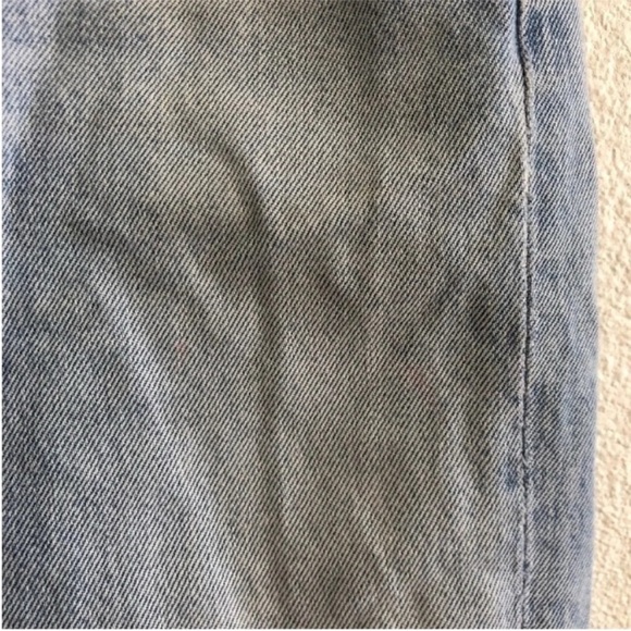 Agolde Riley High Rise Straight Leg Crop Distressed Jeans - Picture 8 of 8